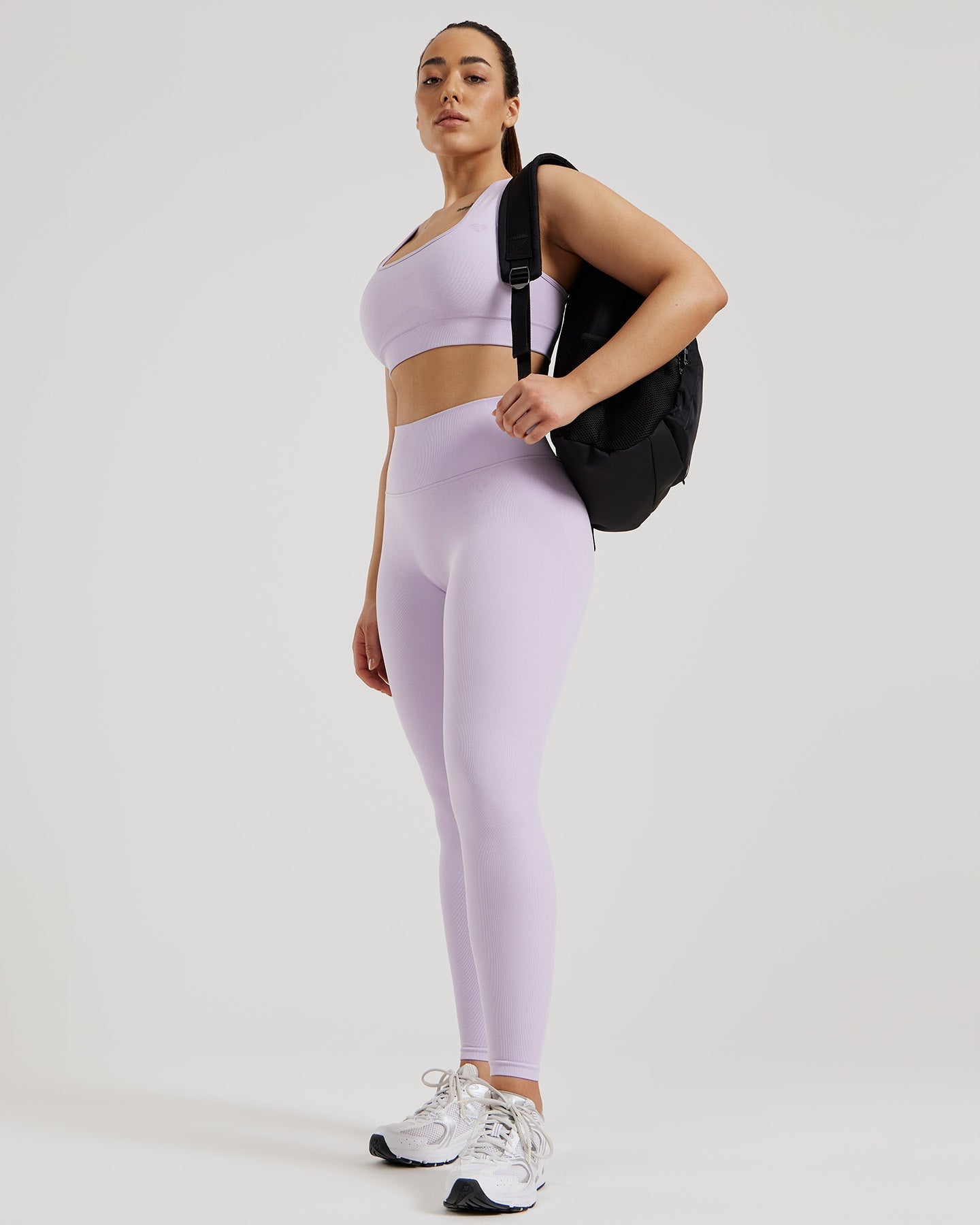 Motion Seamless Racer Back Bra | Cool Lilac