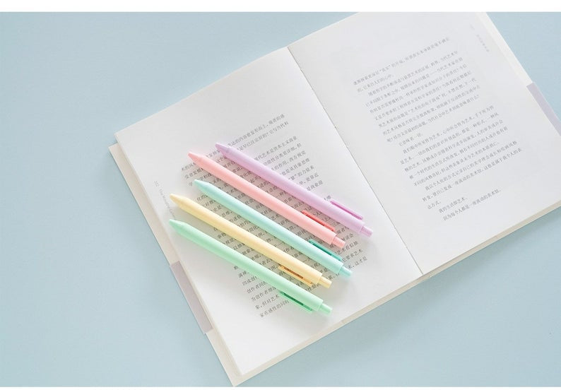 Coloured Retractable Gel Pens