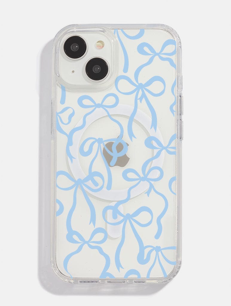 Baby Blue Bows MagSafe iPhone Case