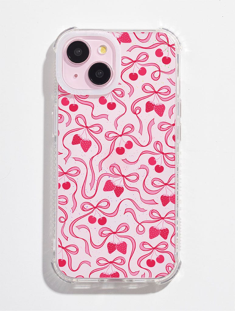 Berry Bow Shock iPhone Case