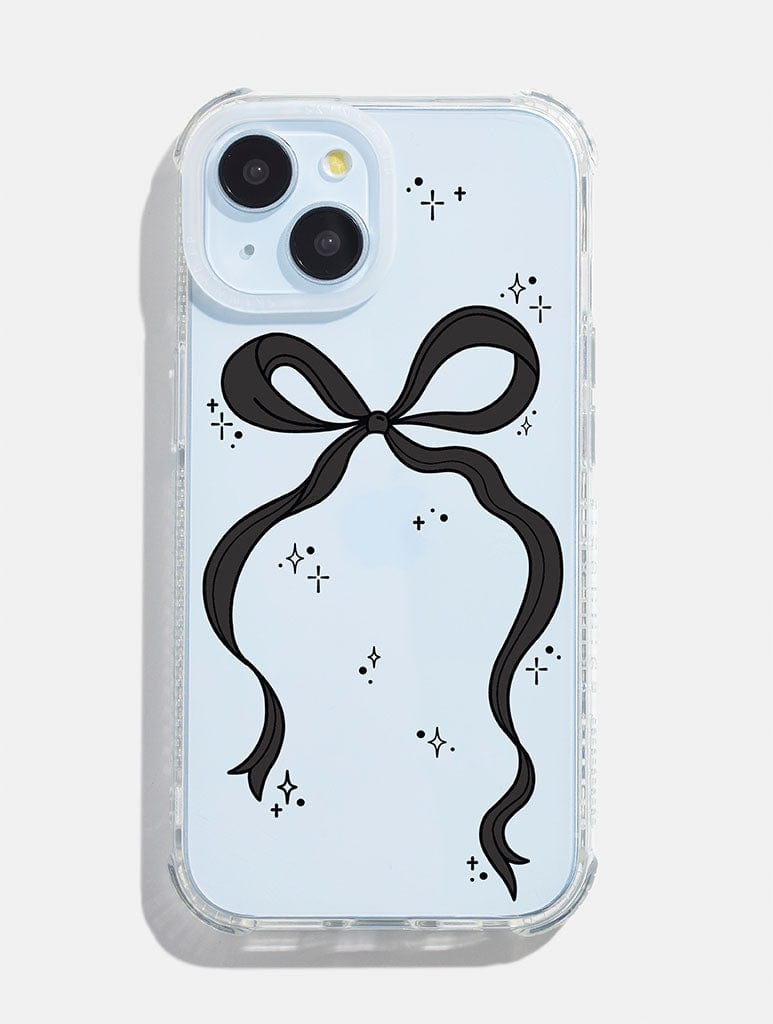 Black Bow Shock iPhone Case