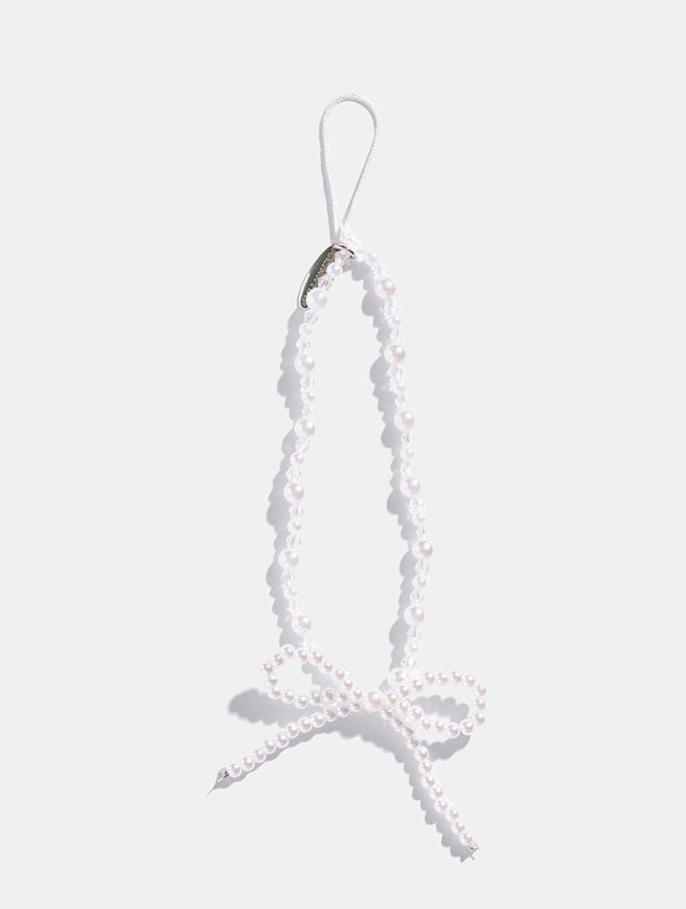 Bow Pearl Beaded Strap
