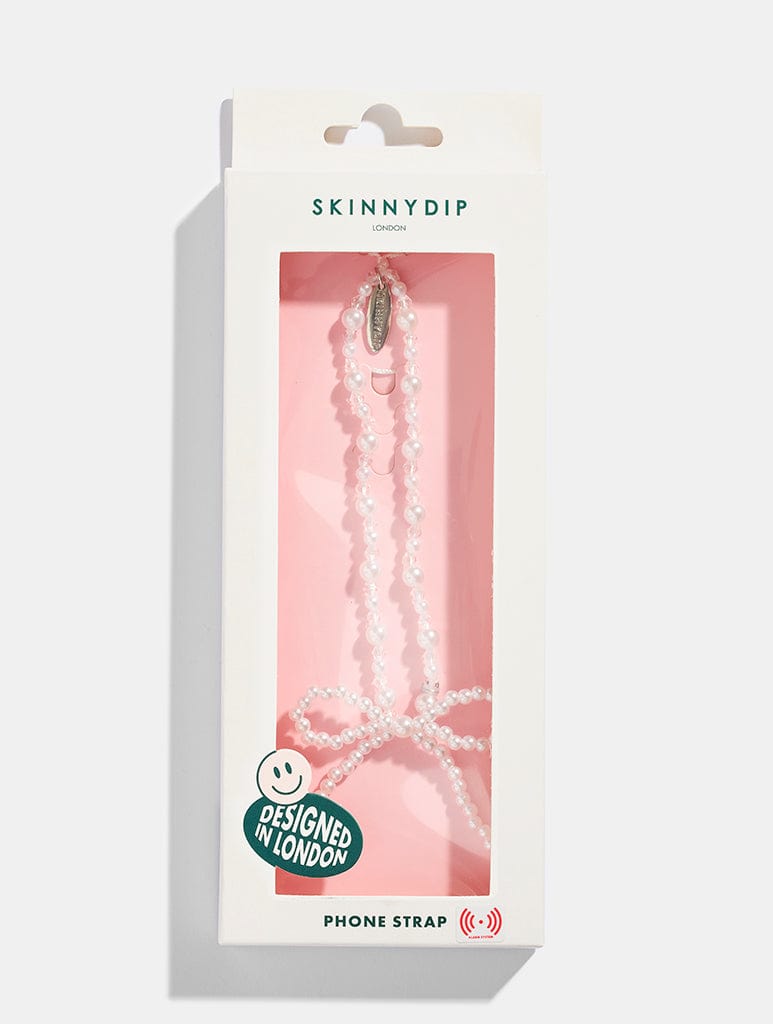 Bow Pearl Beaded Strap