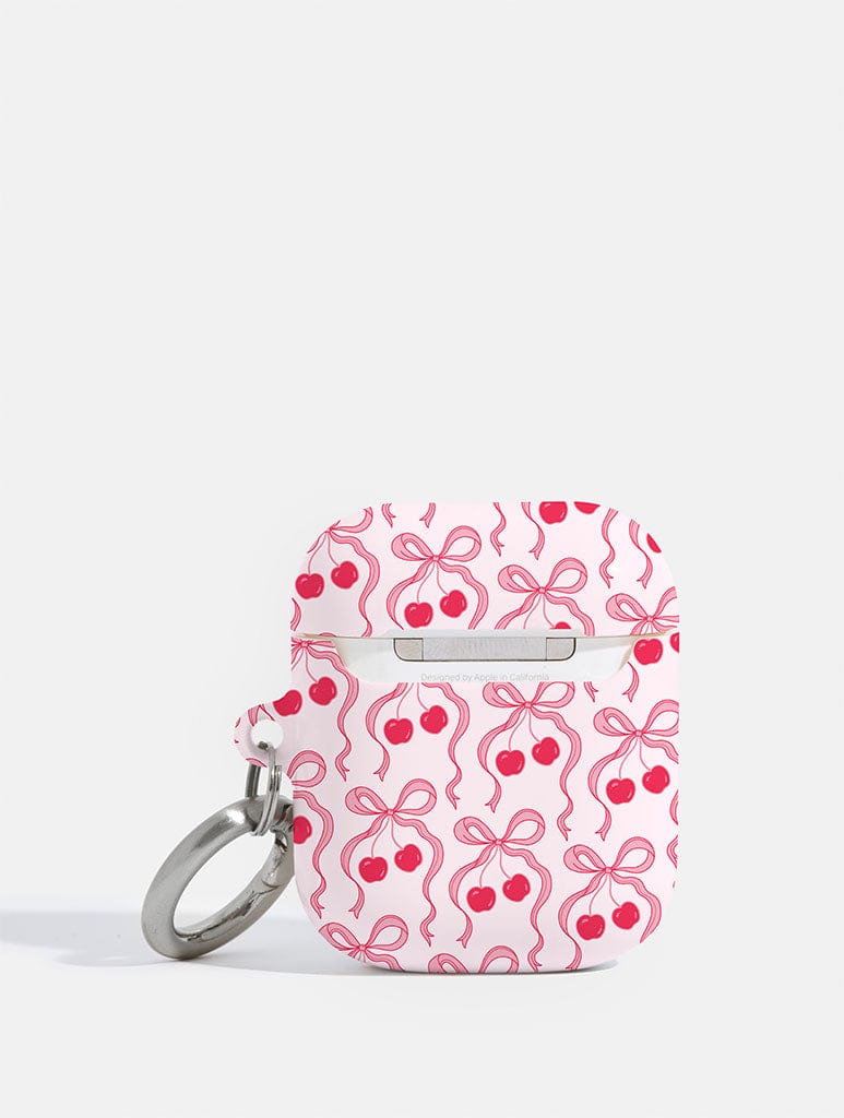 Cherry Ribbon Bow AirPods Case