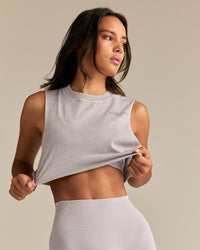 Comfort Drop Armhole Tank | Vintage Steel Grey