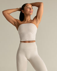 Define 2.0 Seamless Longline Bandeau Bra | Stone