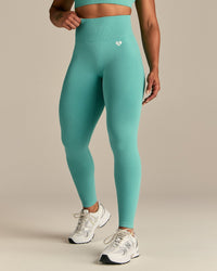 Power Seamless Leggings | Marine Green