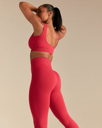 Power Seamless Leggings | Spicy Red