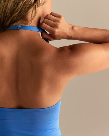 Define 2.0 Seamless Halter Tank | Rio Blue