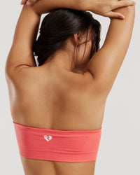 Define 2.0 Seamless Bandeau Bra | Sunlit Coral
