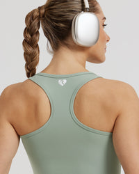 Essential Crop Tank Top | Pistachio