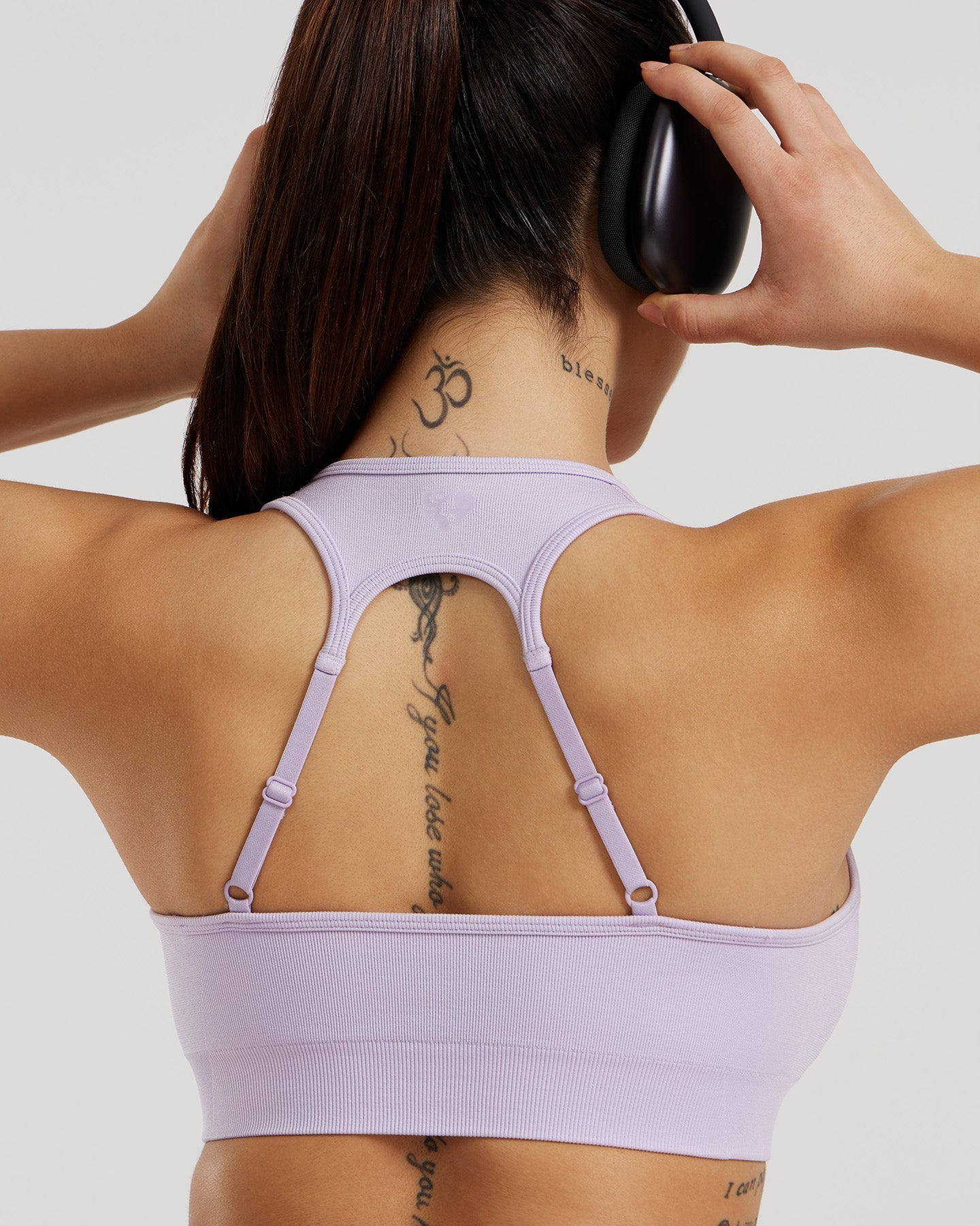 Motion Seamless Racer Back Bra | Cool Lilac