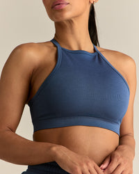 Motion Seamless Racer Front Bra | Blueberry