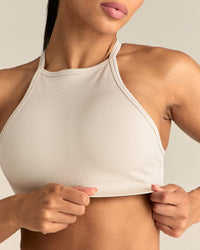 Motion Seamless Racer Front Bra | Off White