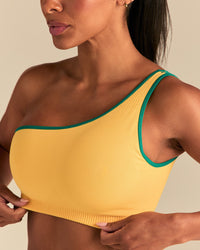 Power Seamless One Shoulder Bra | Mango
