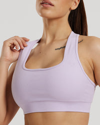 Motion Seamless Racer Back Bra | Cool Lilac