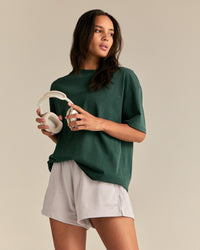 Comfort Summer Sweat Squad Graphic T-Shirt | Vintage Emerald
