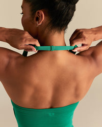 Define 2.0 Seamless Halter Tank | Amazonia Green