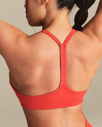 Define 2.0 Seamless Racer Back Bra | Lava Red