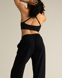 Comfort Lightweight Straight Leg Joggers | Black