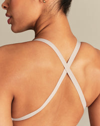 Define 2.0 Seamless Cross Back Bra | Stone