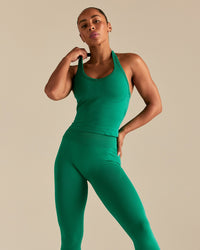 Define 2.0 Seamless Halter Tank | Amazonia Green