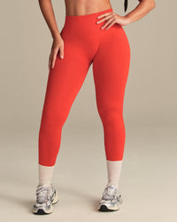 Define 2.0 Seamless Low Back Leggings | Lava Red