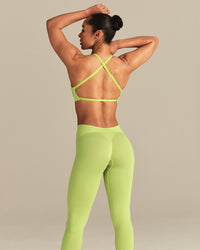 Define 2.0 Seamless Low Back Leggings | Lime Punch