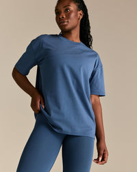 Comfort LFT HVY SHT Oversized T-Shirt | Blueberry