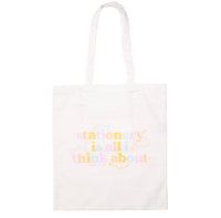 Stationery Is All I Think About Tote Bag