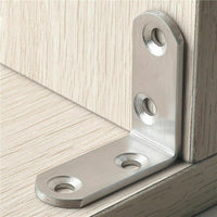 10Pcs Corner Braces Brackets Right Angle L shape Stainless Steel Brace Bracket