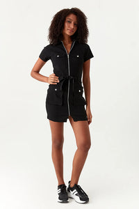 Black Casual Bengaline Dress