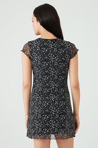 Mono V Neck Disty Dress