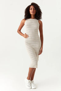 Stone Crochet Dress