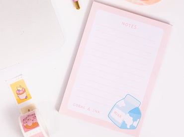 Pink Milky Memo Pad
