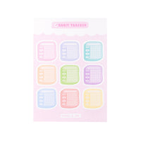 Habit Tracker Sticker Sheet