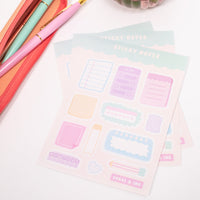 Sticky Notes Sticker Sheet