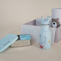 JBØRN Personalised Water Bottle & Lunch Box Set