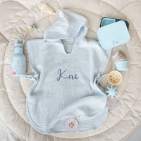 JBØRN Summer Gift Box | Hooded Poncho + Water Bottle + Snack Box