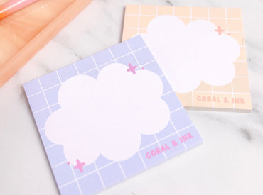 Puffy Cloud Memo Pads