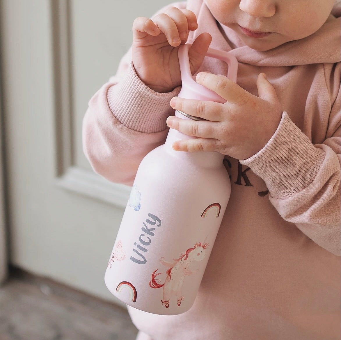 JBØRN Personalised Stainless Steel Kids Water Bottle