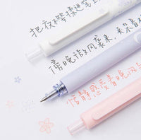 Set Of Floral Gel Pens