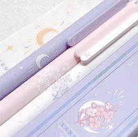 Set Of Floral Gel Pens