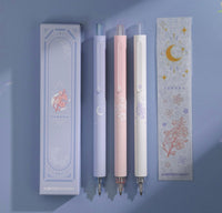 Set Of Floral Gel Pens