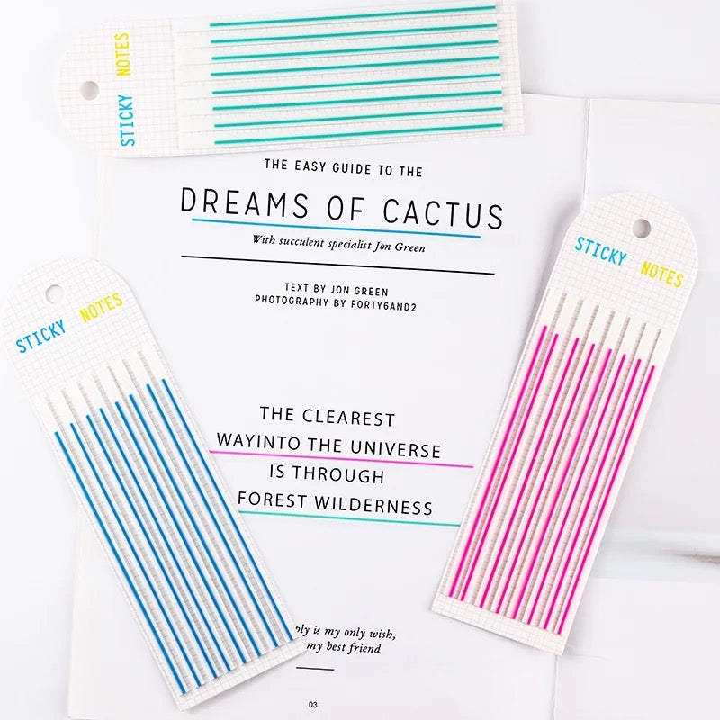 Highlighter Sticky Notes Strips