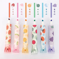 Scented Fruit Highlighter Marker Pens