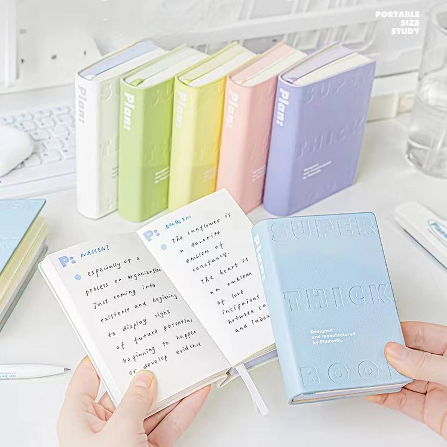 Super Thick Pastel Pocket Notebook