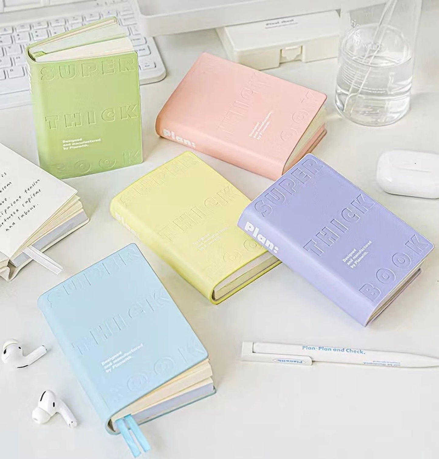 Super Thick Pastel Pocket Notebook