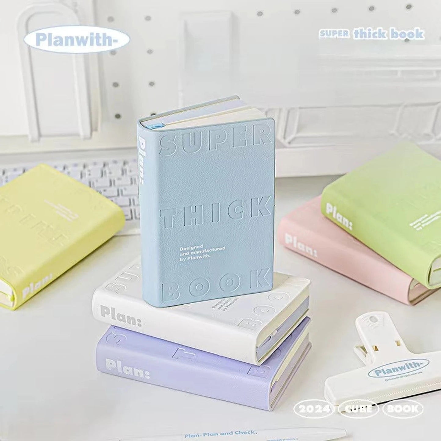 Super Thick Pastel Pocket Notebook
