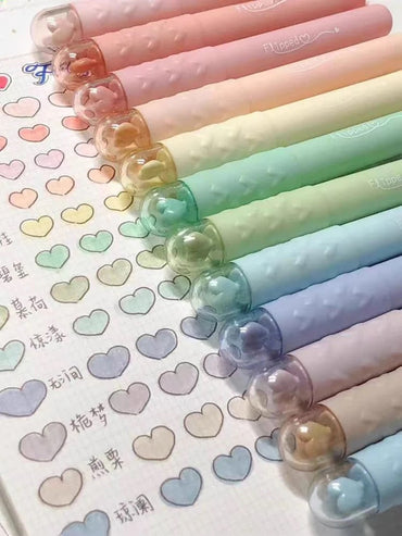 Heart Highlighter Pen Set